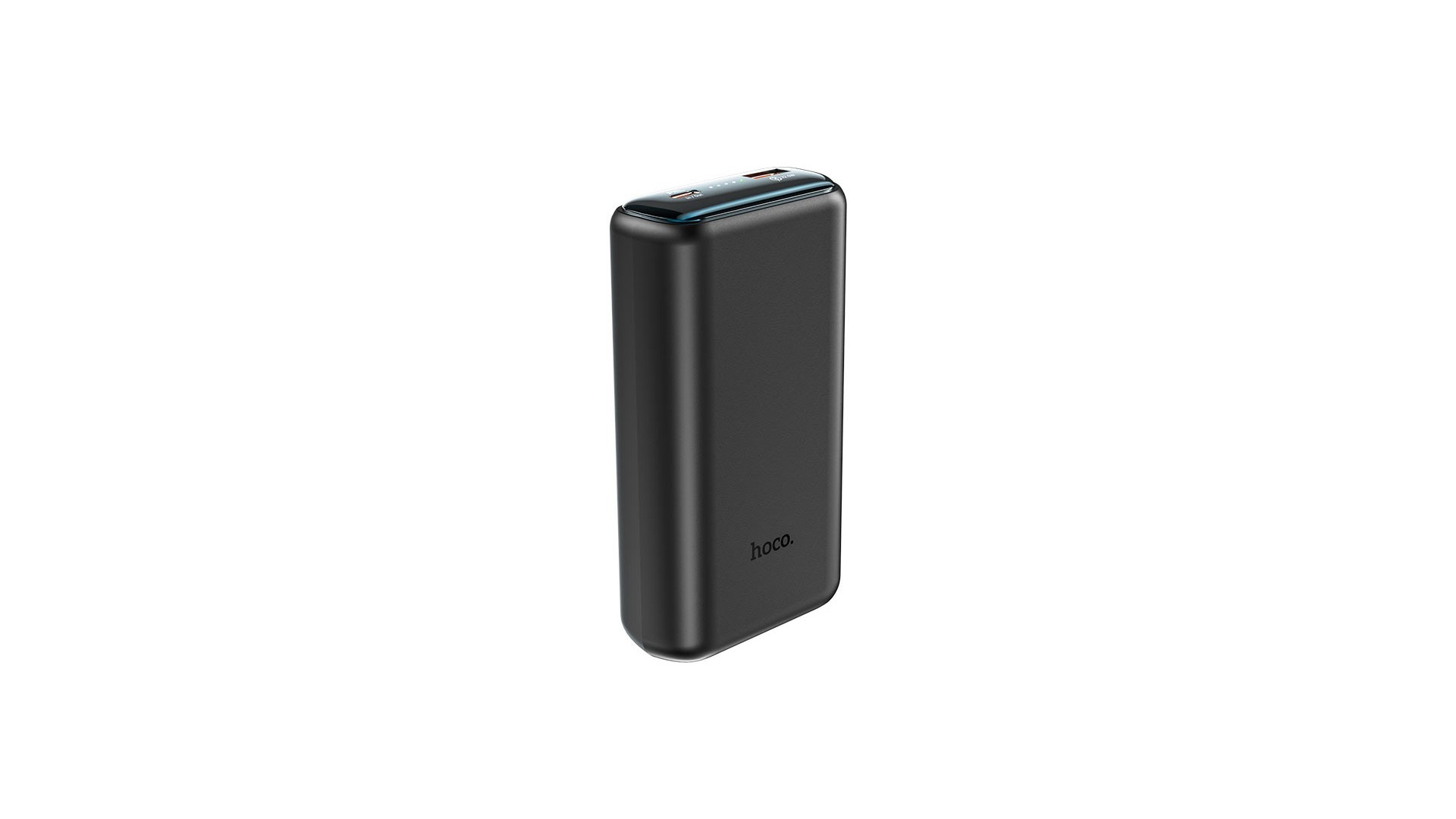 Išorinė baterija Power Bank Hoco Q1A Type-C PD 20W+Quick Charge 3.0 (3.0A) 20000mAh juodas Išorinė baterija Power Bank Hoco Q1A Type-C PD 20W+Quick Charge 3.0 (3.0A) 20000mAh juodas
