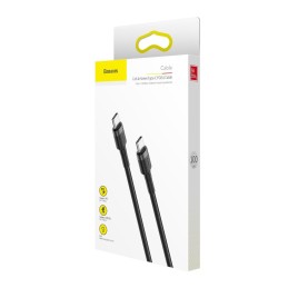 Cable Baseus Cafule PD Type-C to Type-C 3A 60W gray-lack 1.0m CATKLF-GG1