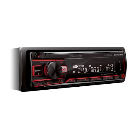 Alpine, UTE-204DAB USB MP3 magnetola su Bluetooth ir Aux įėjimu