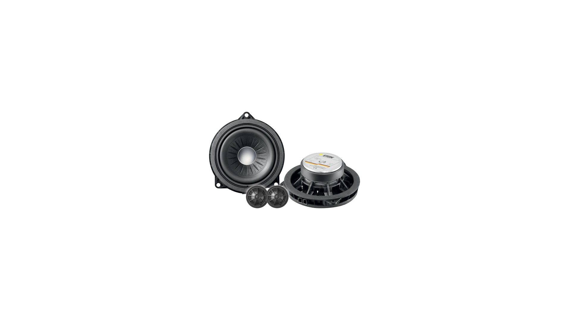 ETON, B100W, 10 cm 2-juostų komponentiniai garsiakalbiai BMW ETON, B100W, 10 cm 2-juostų komponentiniai garsiakalbiai BMW
