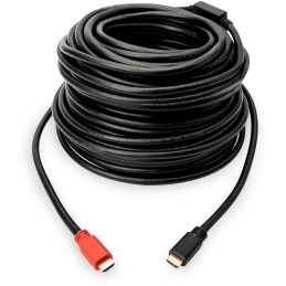 Digitus | High Speed HDMI Cable with Signal Amplifier | Black/Red | HDMI Male (type A) | HDMI Male (type A) | HDMI to HDMI