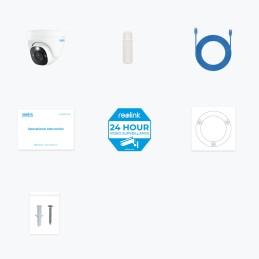 Reolink | Smart 4K Ultra HD PoE Security IP Camera with Person/Vehicle Detection | P334 | Dome | 8 MP | 4mm/F2.0 | IP66
