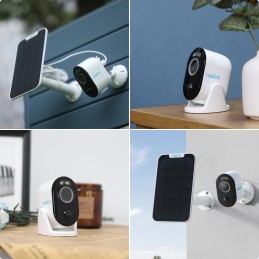 Reolink | Wi-Fi Security Camera with Motion Spotlight and Solar Panel | Argus Series B330 | Bullet | 4 MP | Fixed lens | IP65