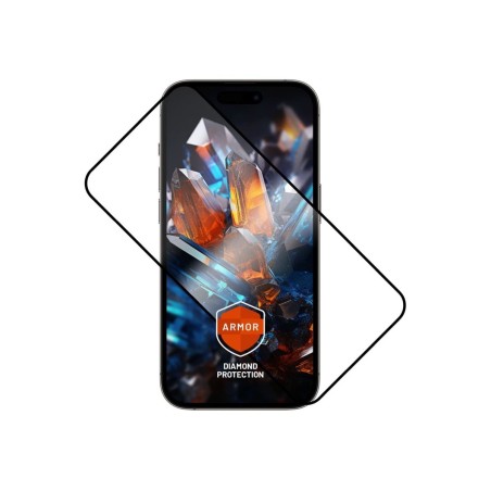 Fixed Armor | Full Cover with Anti-dust Applicator and AR Layer | Apple | iPhone 16 Pro Max | Ultra Durable Tempered Glass