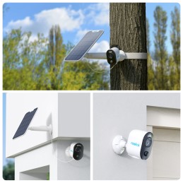 Reolink | Wireless Solar & Battery Powered Security Camera with Smart Detection | Argus Series B310 with Solar Panel | Bullet