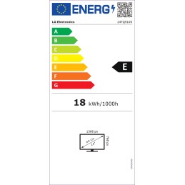 LG | Monitor | 24TQ510S-PZ | 23.6 " | VA | HD | 16:9 | 60 Hz | 14 ms | 1366 x 768 | 250 cd/m² | HDMI ports quantity 2 | Black