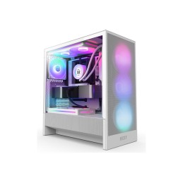 NZXT PC case H5 Flow RGB 2024 white