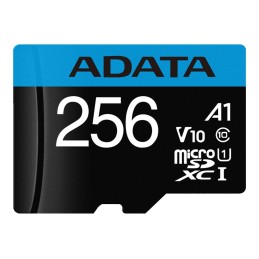 ADATA 256GB Micro SDXC V10 100MB/s + ad.