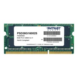 PATRIOT DDR3 SL 8GB 1600MHZ SODIMM
