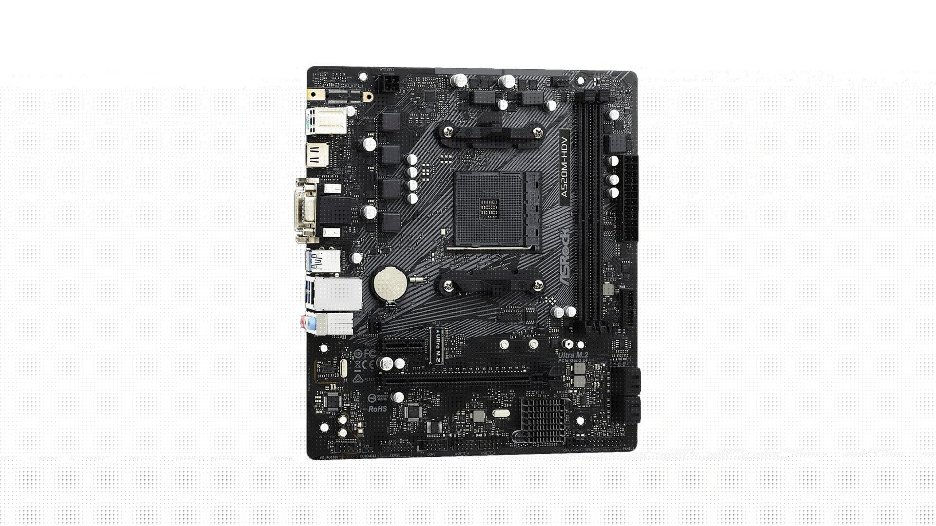 ASROCK A520M-HDV AM4 2xDDR4 mATX MB ASROCK A520M-HDV AM4 2xDDR4 mATX MB