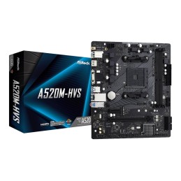 ASROCK A520M-HVS AM4 2xDDR4 mATX MB