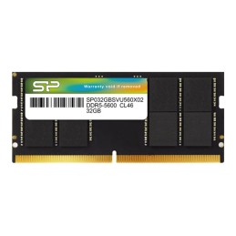 Silicon Power SP032GBSVU480F22 | 32 GB | DDR5 | 4800 MHz | PC/server | Registered No | ECC Yes
