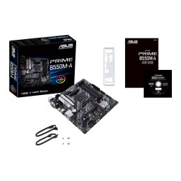 Asus | PRIME B550M-A | Processor family AMD | Processor socket AM4 | DDR4 | Memory slots 4