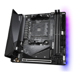 Gigabyte | B550I AORUS PRO AX 1.0 | Processor family AMD | Processor socket AM4 | DDR4 DIMM | Memory slots 2 | Chipset AMD B