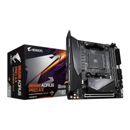 Gigabyte | B550I AORUS PRO AX 1.0 | Processor family AMD | Processor socket AM4 | DDR4 DIMM | Memory slots 2 | Chipset AMD B