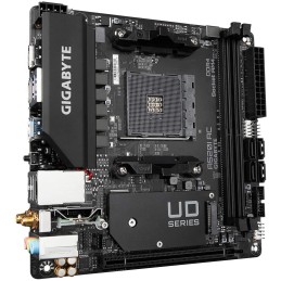 Gigabyte | A520I AC | Processor family AMD | Processor socket AM4 | DDR4 DIMM | Memory slots 2 | Number of SATA connectors 4