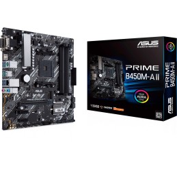 Asus | PRIME B450M-A II | Processor family AMD | Processor socket AM4 | DDR4 | Memory slots 4