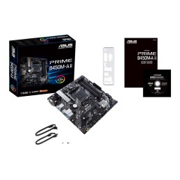 Asus | PRIME B450M-A II | Processor family AMD | Processor socket AM4 | DDR4 | Memory slots 4