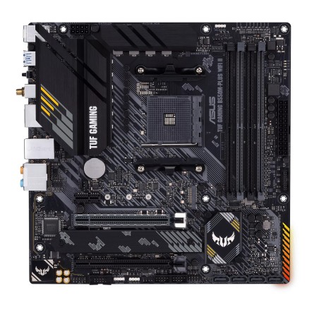 Asus | TUF GAMING B550M-PLUS WIFI II | Processor family AMD | Processor socket AM4 | DDR4 | Memory slots 4 | Chipset  B550