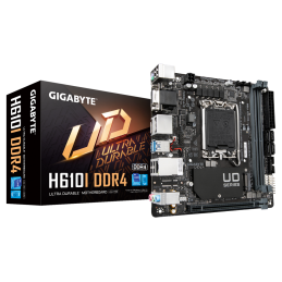 Gigabyte | H610I DDR4 1.0 M/B | Processor family Intel | Processor socket  LGA1700 | DDR4 DIMM | Memory slots 2