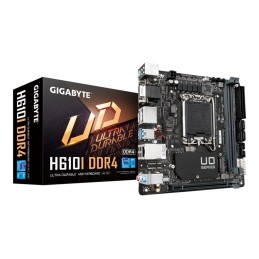 Gigabyte | H610I DDR4 1.0 M/B | Processor family Intel | Processor socket  LGA1700 | DDR4 DIMM | Memory slots 2
