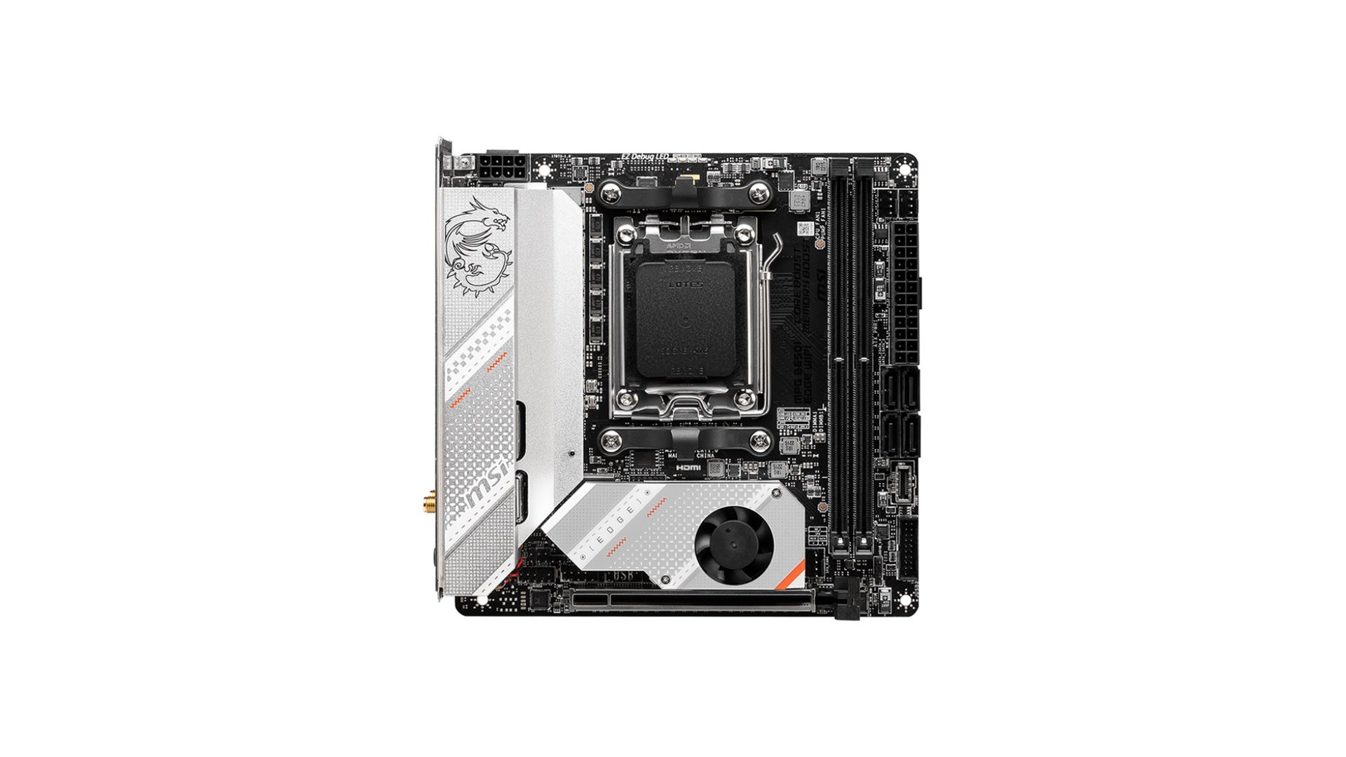 MSI | MPG B650I EDGE WIFI | Processor family AMD | Processor socket AM5 | DDR5 DIMM | Memory slots 2 MSI | MPG B650I EDGE WIFI | Processor family AMD | Processor socket AM5 | DDR5 DIMM | Memory slots 2