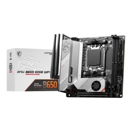 MSI | MPG B650I EDGE WIFI | Processor family AMD | Processor socket AM5 | DDR5 DIMM | Memory slots 2