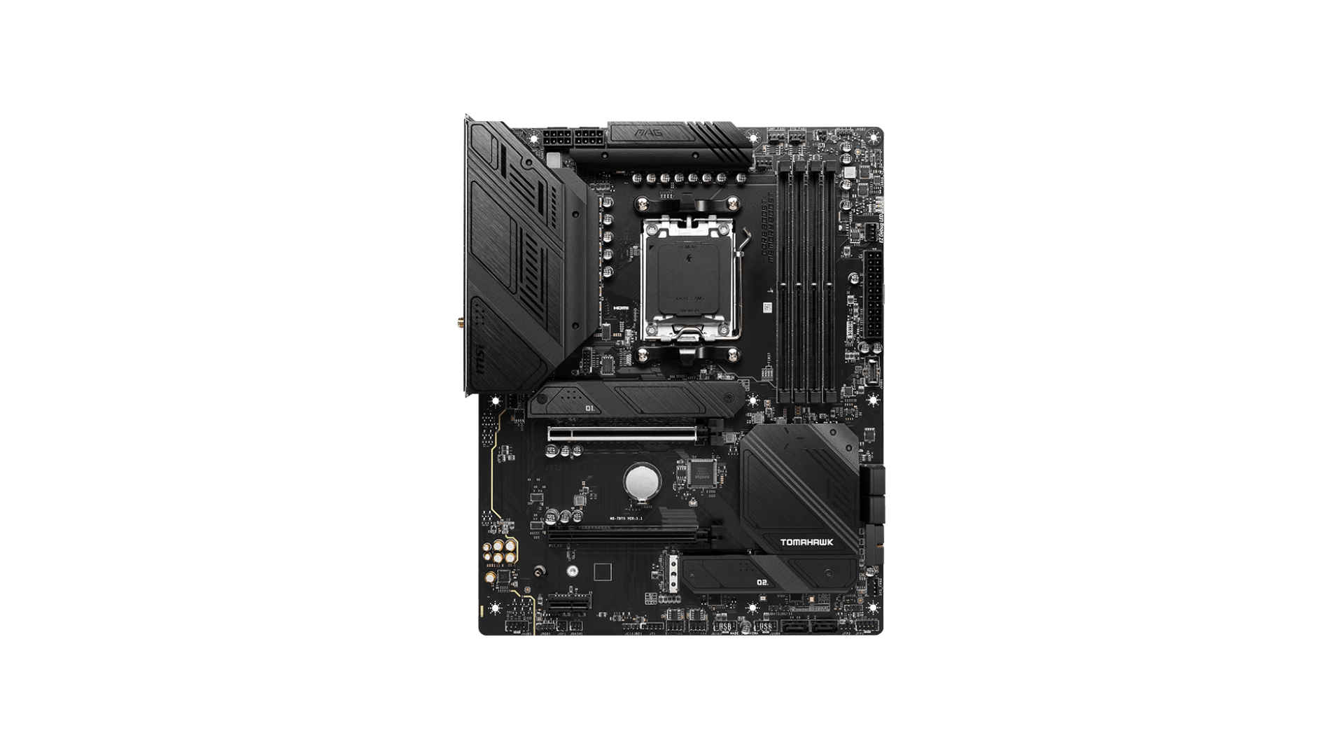 MSI | MAG B650 TOMAHAWK WIFI | Processor family AMD | Processor socket AM5 | DDR5 DIMM | Memory slots 4 MSI | MAG B650 TOMAHAWK WIFI | Processor family AMD | Processor socket AM5 | DDR5 DIMM | Memory slots 4