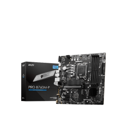 MSI | PRO B760M-P | Processor family Intel | Processor socket  LGA1700 | DDR5 DIMM | Memory slots 4