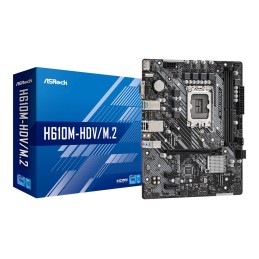 ASRock | H610M-HVS/M.2 R2.0 | Processor family Intel | Processor socket LGA1700 | DDR4 DIMM | Memory slots 2