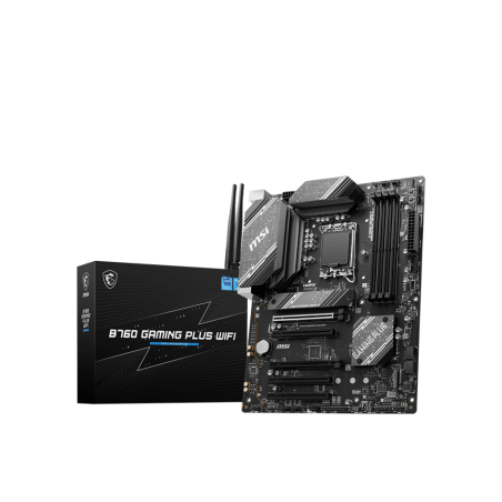 MSI | B760 GAMING PLUS WIFI | Processor family Intel | Processor socket  LGA1700 | DDR5 | Memory slots 4