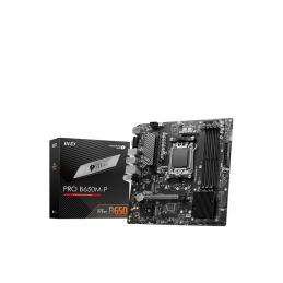 MSI | PRO B650M-P | Processor family AMD | Processor socket AM5 | DDR5 | Memory slots 4