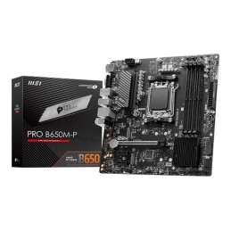 MSI | PRO B650M-P | Processor family AMD | Processor socket AM5 | DDR5 | Memory slots 4