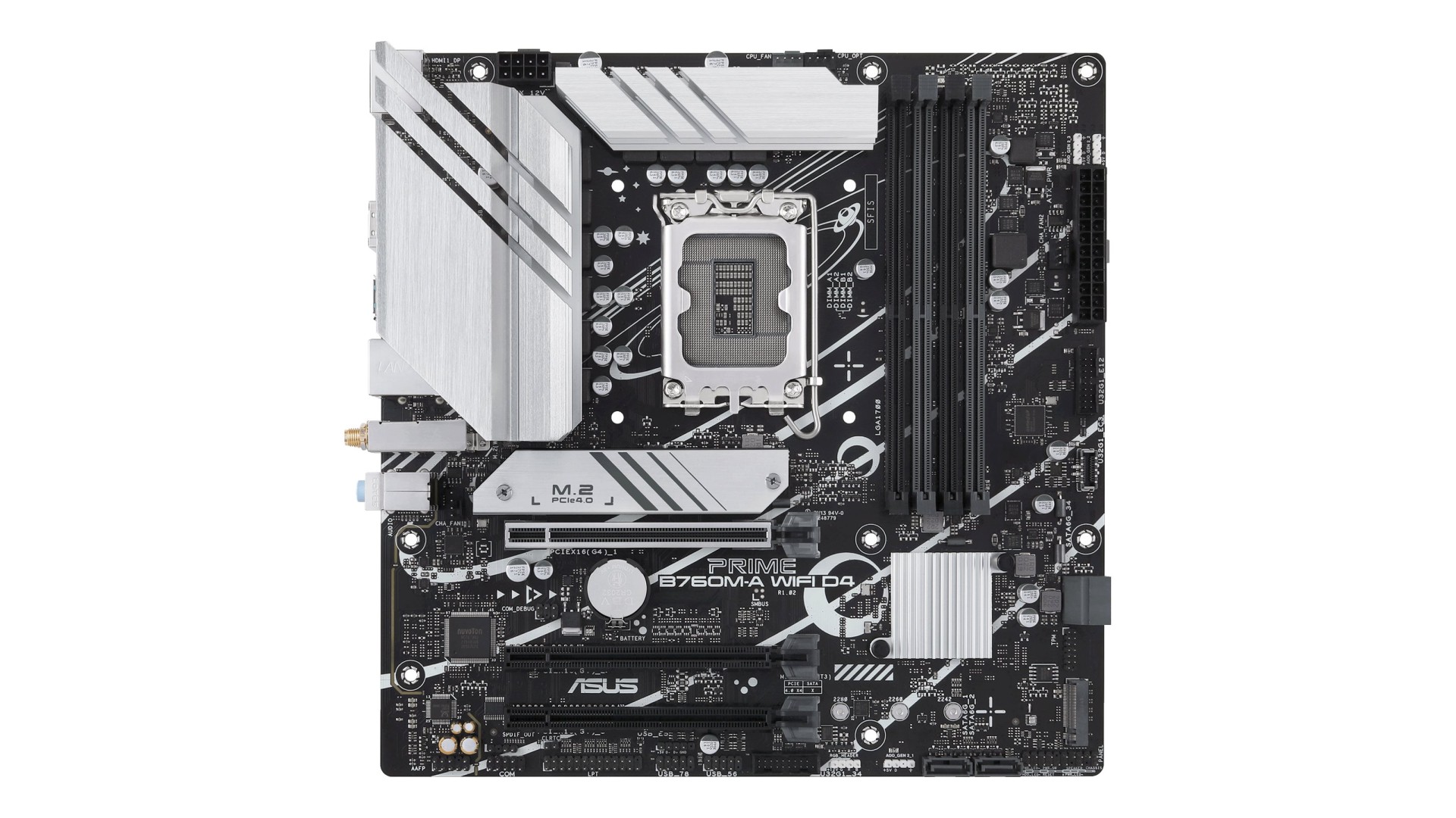 Asus | PRIME B760M-A WIFI D4 | Processor family Intel | Processor socket LGA1700 | DDR4 DIMM Asus | PRIME B760M-A WIFI D4 | Processor family Intel | Processor socket LGA1700 | DDR4 DIMM