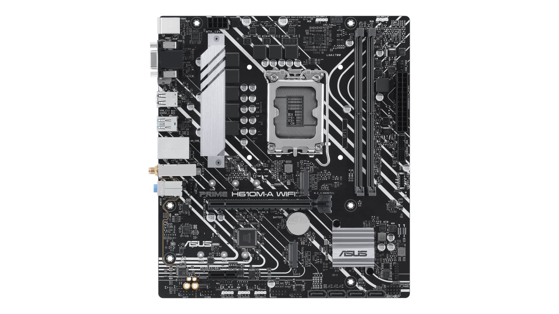 ASUS PRIME H610M-A WIFI | Asus | Processor family Intel H610 | Processor socket 1 x LGA1700 Socket ASUS PRIME H610M-A WIFI | Asus | Processor family Intel H610 | Processor socket 1 x LGA1700 Socket