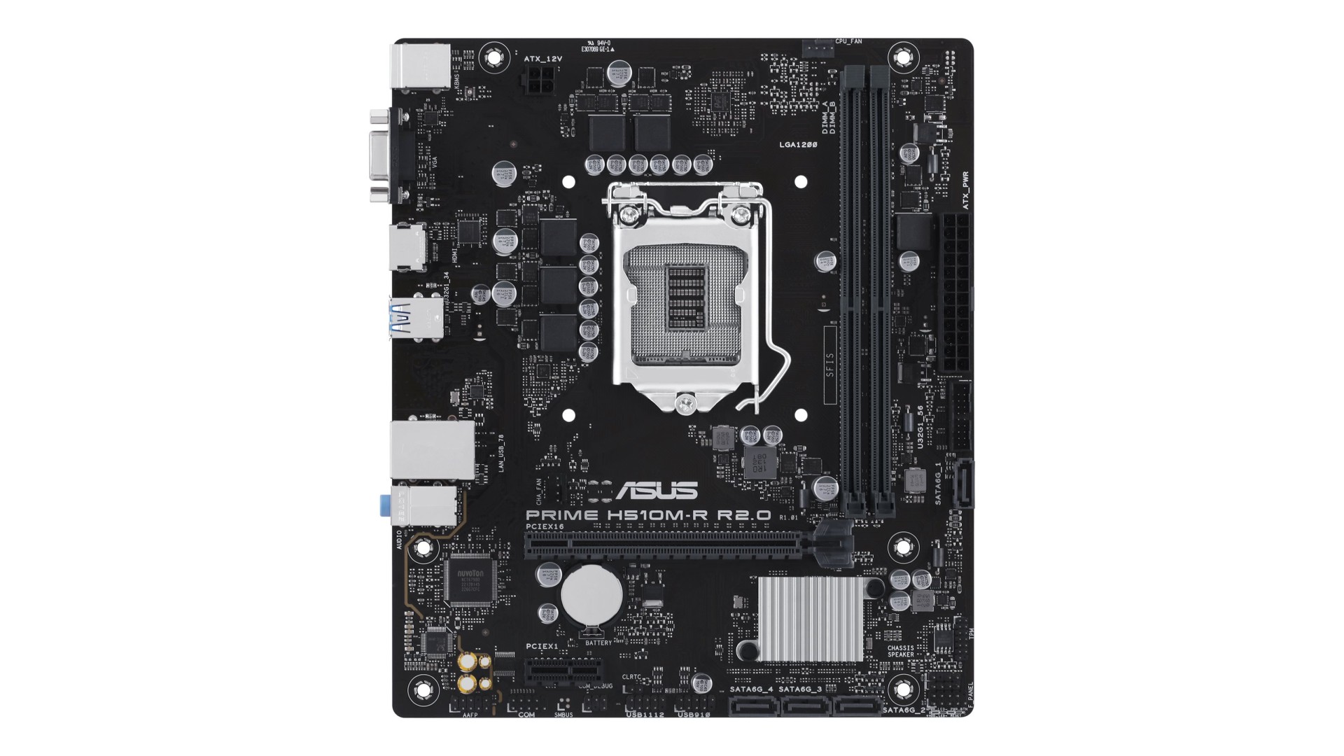ASUS PRIME H510M-R R2.0-SI | Asus | Processor family Intel H470 | Processor socket 1 x LGA1200 Socket ASUS PRIME H510M-R R2.0-SI | Asus | Processor family Intel H470 | Processor socket 1 x LGA1200 Socket