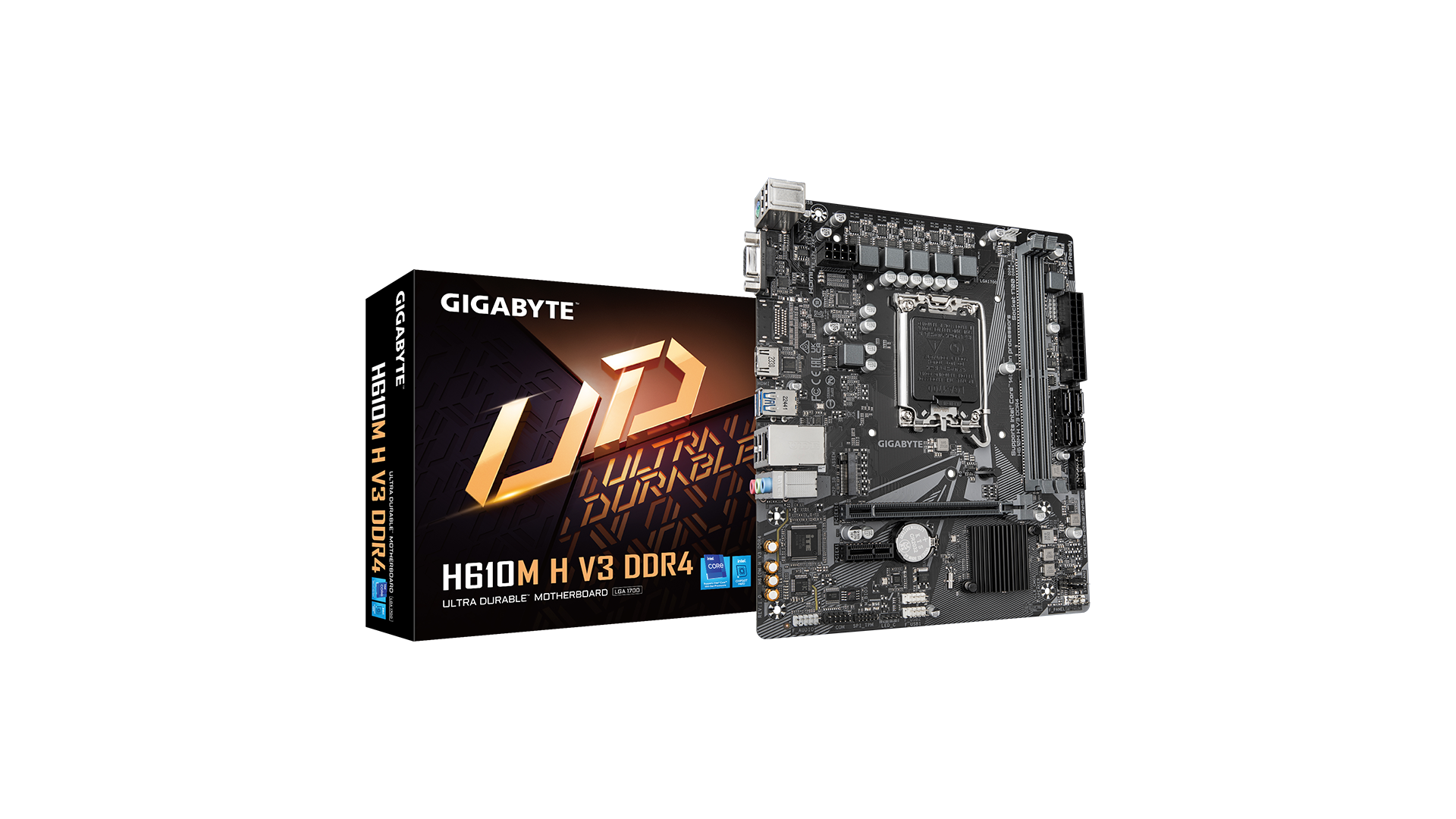 Gigabyte | H610M H V3 DDR4 | Processor family Intel | Processor socket LGA1700 | DDR4 DIMM Gigabyte | H610M H V3 DDR4 | Processor family Intel | Processor socket LGA1700 | DDR4 DIMM
