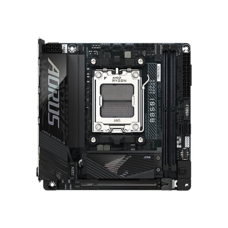 Gigabyte B850I AORUS PRO | Processor family AMD | Processor socket AM5 | DDR5 | Supported hard disk drive interfaces SATA, M.2