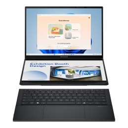 Asus Zenbook Duo UX8406CA-PZ068X | Basalt Gray | 14 " | OLED | Touchscreen | 3K | 2880 x 1800 pixels | Glossy