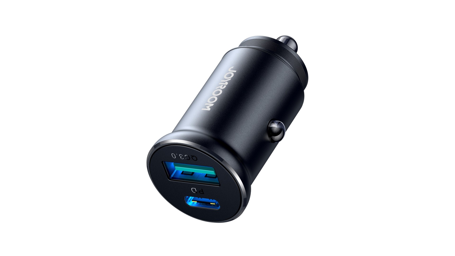 Automobilinis įkroviklis Joyroom JR-CCN05 USB-C/USB-A 30W juodas Automobilinis įkroviklis Joyroom JR-CCN05 USB-C/USB-A 30W juodas