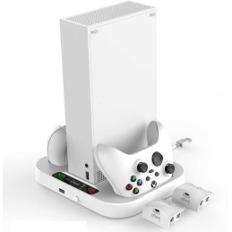 Krovimo ir aušinimo stovas iPega XBS012 Xbox S +2 baterijos