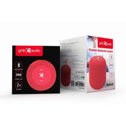 Portable Speaker|GEMBIRD|Portable/Wireless|1xMicroSD Card Slot|Bluetooth|Red|SPK-BT-15-R