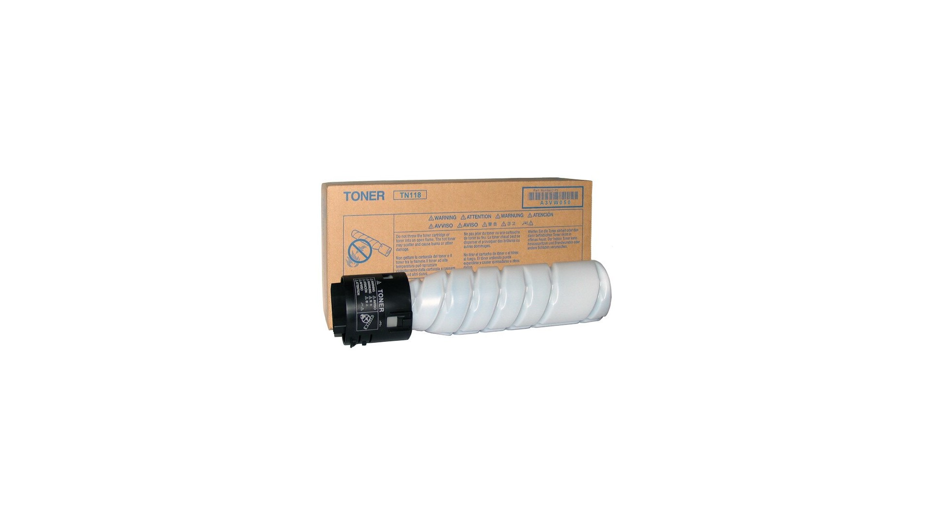 Kasetė tinkanti Minolta TN-118 BK 12K OEM 1vnt Kasetė tinkanti Minolta TN-118 BK 12K OEM 1vnt