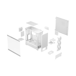 Fractal Design | Pop XL Air RGB | Side window | White TG Clear Tint | E-ATX up to 280 mm, ATX , mATX, Mini ITX