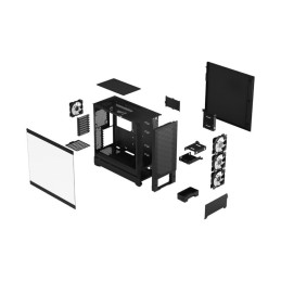 Fractal Design | Pop XL Air RGB | Side window | Black TG Clear Tint | E-ATX up to 280 mm, ATX , mATX, Mini ITX