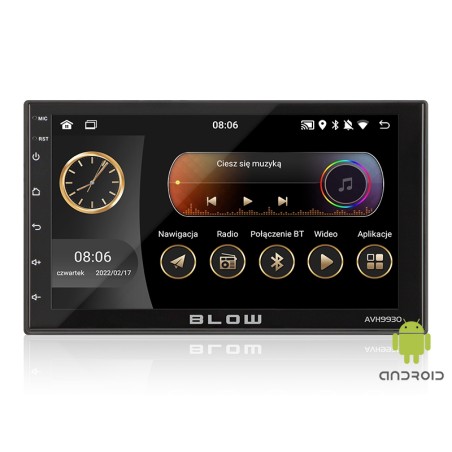 Autom. Blow AVH-9930 Android 2DIN 7"GPS /78-320