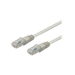 Goobay 68444 CAT 6 patch cable, U/UTP, grey, 10 m | Goobay