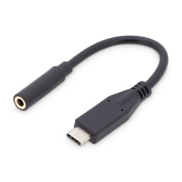Digitus | USB Type-C Audio adapter cable, Type-C - 3.5mm M/F, 0.2m, Audio input/output, Version 3.1 | AK-300321-002-S | Type-C