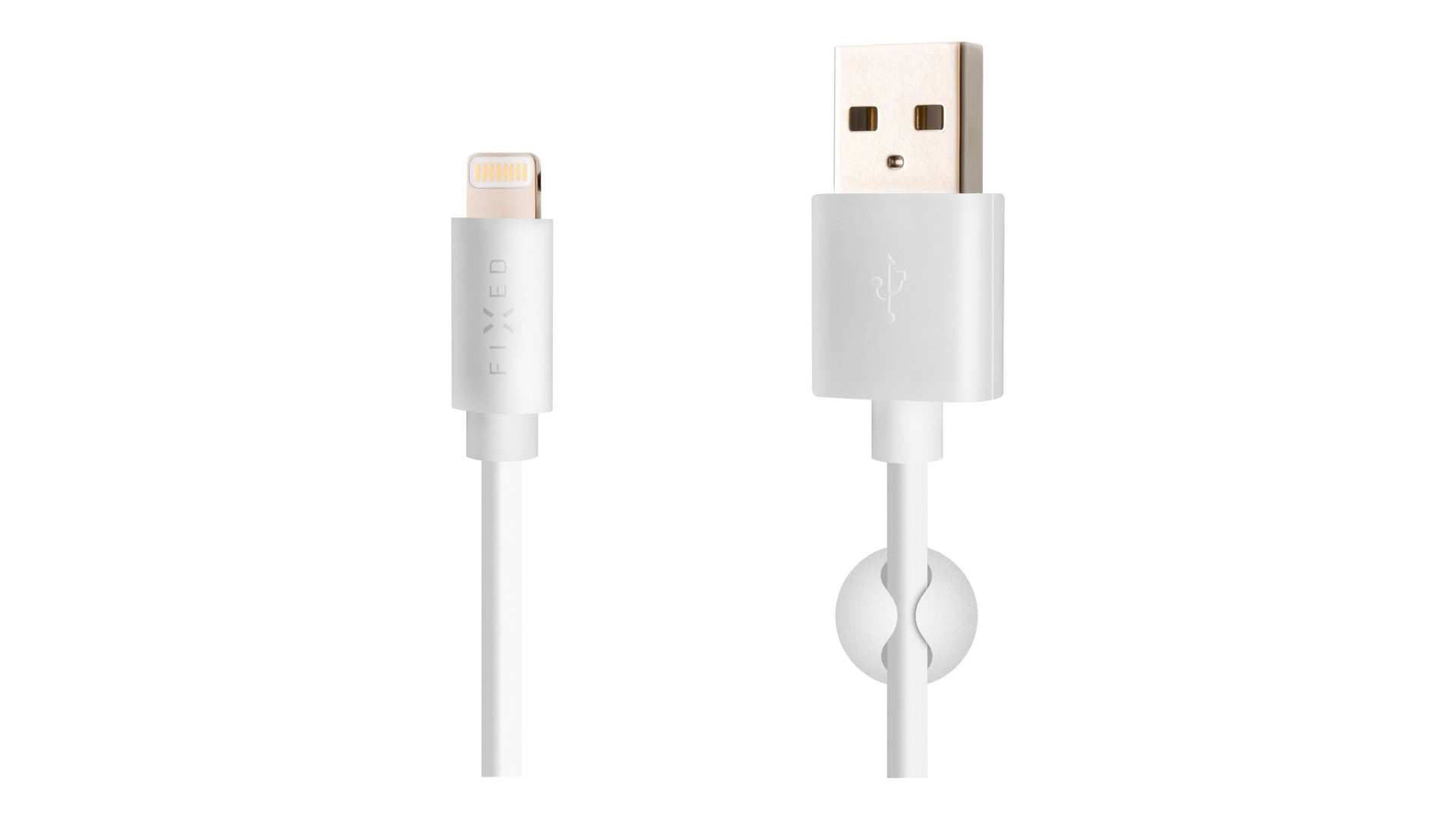 Fixed | Data And Charging Cable With USB/lightning Connectors | White Fixed | Data And Charging Cable With USB/lightning Connectors | White