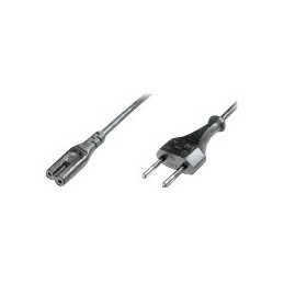 Digitus | Power Cord, Euro - C7 M/F, H03VVH2-F 0.75qmm | AK-440104-018-S